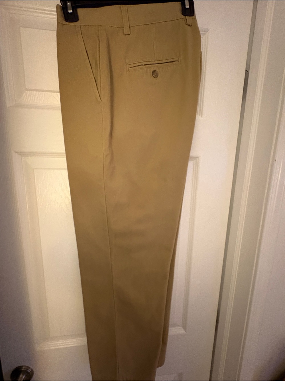 Steve & Barry's Men's Khaki Flat-Front Chinos #0034